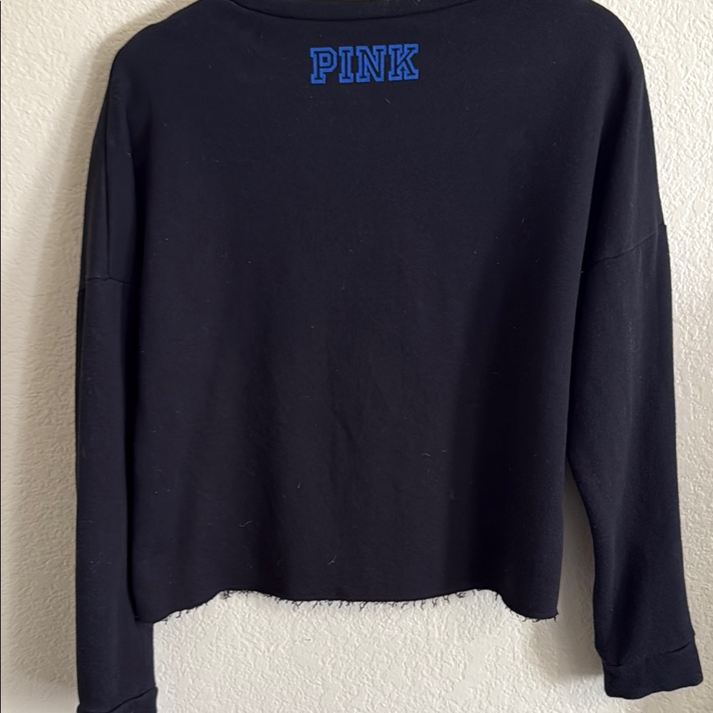 Kansas Black Crop Sweatshirt - Picture 5 of 6